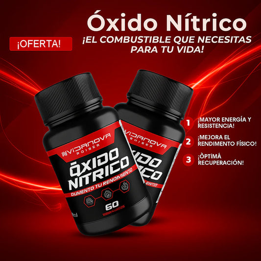 ÓXIDO NÍTRICO Suplemento Premium 1000 mg 60 Cápsulas